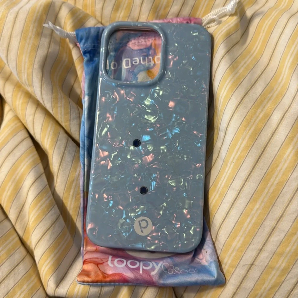 Loopy Case cotton candy swirl and bundle